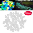 thumbnail image 2 of Clearance! CICRKHB Glowing Stones Clearance 300 Pcs Garden Decoration Glow in The Dark Luminous Pebbles Stones Wedding White, 2 of 2