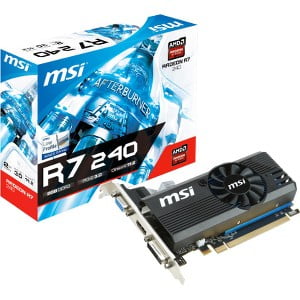 Ddr3 Pcie 2.0 Graphics - MSI R7 240 2GD3 LP Radeon R7 240 2GB DDR3 PCIe Graphics Card R72402364P