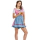 thumbnail image 5 of Vestido a cuadros Dirndl para mujer, disfraz de mucama, cervecera bávara alemana, para Cosplay, Halloween y Carnaval, 5 of 5