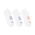 thumbnail image 3 of Hanes Mens No-Show Socks Value Pack, 3-Pack, Absolute Run No-Show Socks with Heel-Shield Tab, Moisture-Wicking, 3 of 8