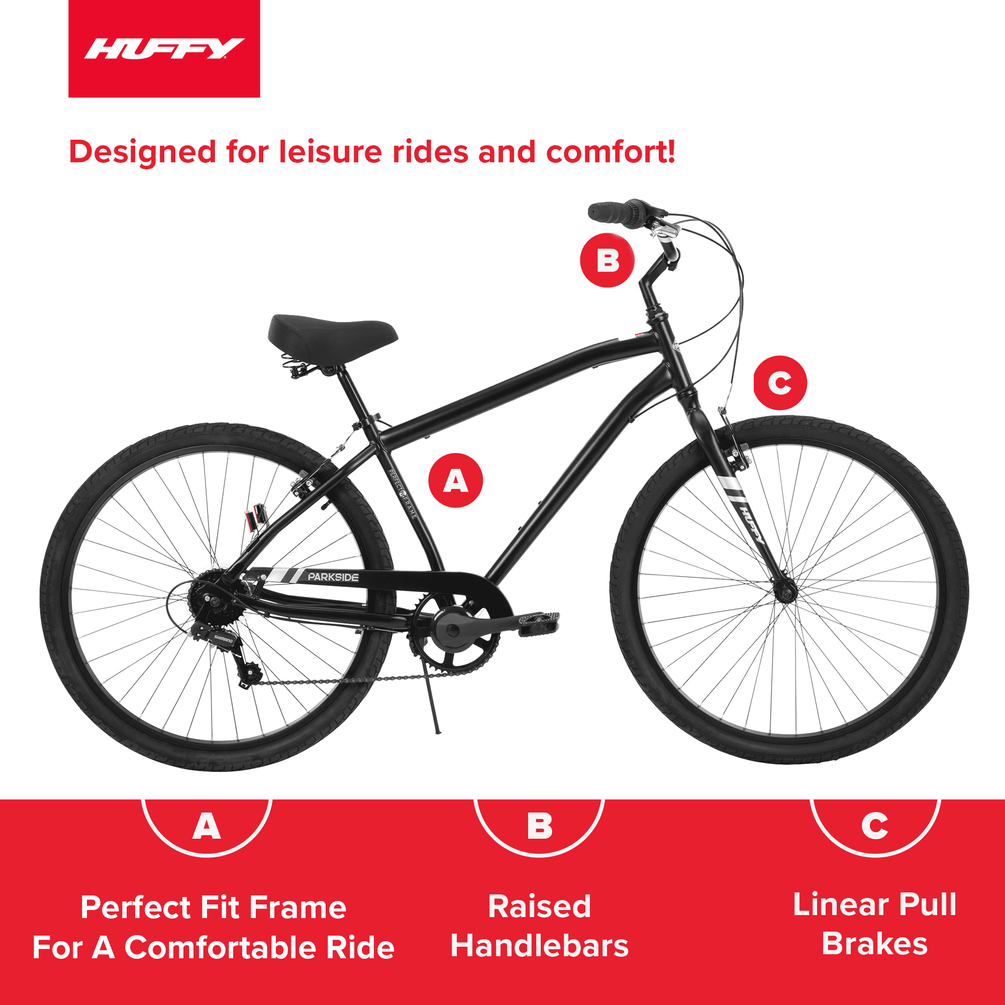 Huffy men's comfort bike hotsell