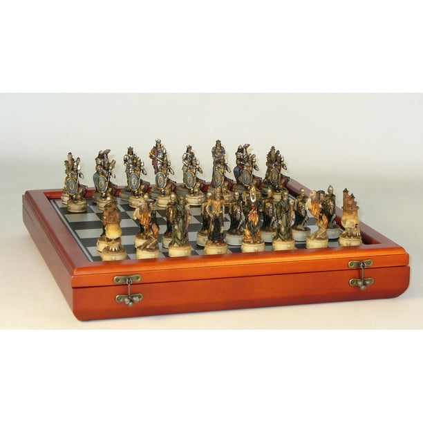 Skeleton Kings Resin Chess Set in Chest - Walmart.com - Walmart.com