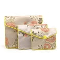 thumbnail image 5 of 2Pcs Elegant Embroidered Jewelry Pouch Beautiful Bright-colored Fabric Jewelry Organizer for Women, 5 of 8