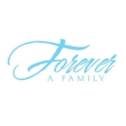Forever A Family Vinyl Decal - Small - Ice Blue