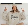 thumbnail image 2 of Besties Sweatshirt, Best Friends Sweatshirt, Friend Sweatshirt, Bachelorette Shirt, Besties Matching Tees, Besties Trip Sweat, 2 of 4