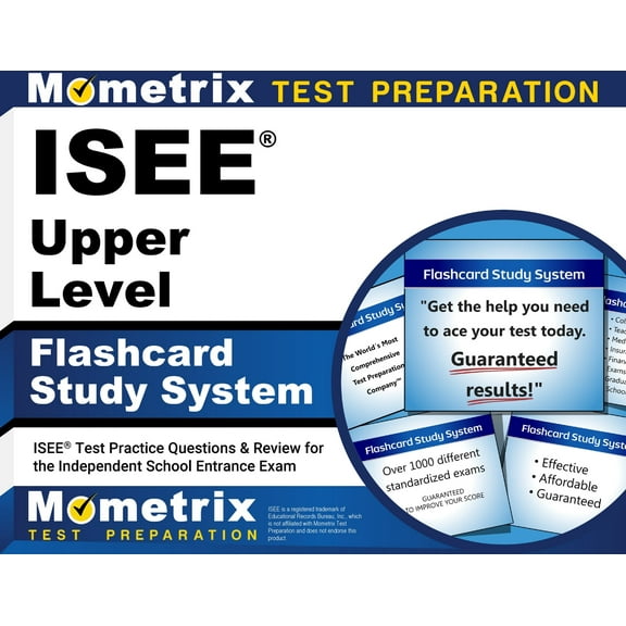 ISEE Upper Level Flashcard Study System
