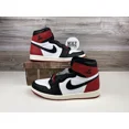 thumbnail image 1 of *N I-K-E A i r-Jor-dan 1 Retro High OG Black Toe Reimagined White Red Shoes DZ5485-106, 1 of 6