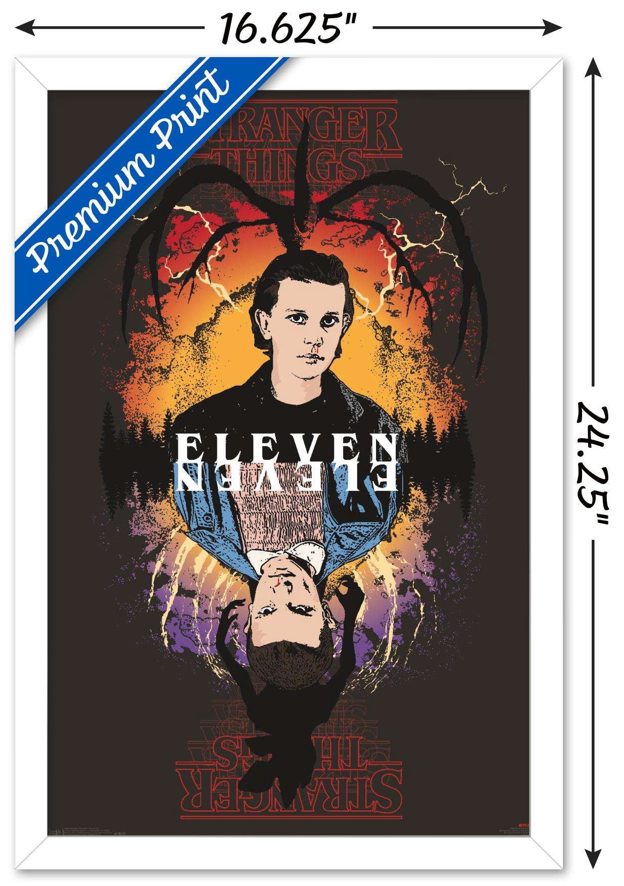 Netflix Stranger Things: Season 2 - Eleven Flip Wall Poster, 14.725" x 22.375", Framed