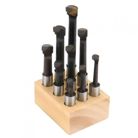 

9pcs 12mm F1 Shank Set Boring Bar Set Kit Carbide Tipped Bars