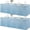 Baby Blue, variant on EP 2 Pack Navy Blue Spandex Tablecloths for 8 Foot Rectangle Tables, Wrinkle Free Fitted Table Cloths 8ft Stretchy Table Cloth Covers with Skirt for Parties Weddings Birthday Banquet Baby Shower