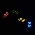 thumbnail image 5 of Mini voltímetro de 4 piezas, voltímetro digital de CC de 0,28 pulgadas, 0-100 V CC, probador de voltaje de panel de 3 cables, pantalla LED, mini voltímetro, 4 colores rojo/amarillo/verde/azul, 5 of 5