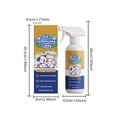 thumbnail image 3 of Hyknon Pet Odor Eliminator 4oz Stain Odor Remover Spray Gentle Deodorizer Fragrance Air Freshener for Home Dogs Cats, 3 of 7
