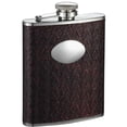 thumbnail image 1 of Visol Products VF1318 Visol Zandor Flacon à Hanche en Acier Inoxydable Noir Rougeâtre - 6 oz, 1 of 4