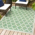 thumbnail image 2 of JONATHAN Y  Zinnia Textured Weave Indoor/Outdoor Area Rug 4 X 6 - Cream/Green, 2 of 5