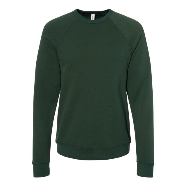 Bella + Canvas Adult Fleece Raglan Sweatshirt
