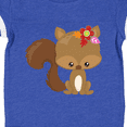 thumbnail image 4 of Inktastic Spring Animals, Cute Squirrel, Colorful Flowers Boys or Girls Baby Bodysuit, 4 of 5