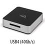 OWC Atlas USB4 (40Gb/s) CFexpress 4.0 Type B Card Reader/Writer.