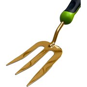 Garden Guru Titanium Hand Weeder Fork Tool – Rust Resistant – Ergonomic Handle – Great for Planting, Spreading Mulch, Weeding, Loosening & Transplanting Soil (4 Pack)