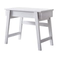 thumbnail image 2 of Bowery Hill Table Console Moderne en Bois à Plateau Relevable en Chêne Blanc, 2 of 7