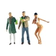 thumbnail image 3 of Juego de 3 figuras de diorama Hugo a escala 1/64 diseño en miniatura de bar de restaurante, 3 of 10