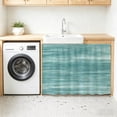 thumbnail image 3 of Duck Green Sink Skirt 10"W x 11"L, Dustproof Under Sink Curtain Skirt for Bathroom Kitchen, Vintage Modern Abstract Art Ombre Adhesive Short Vanity Curtains Cover for Laundry Room Closet Shoe Rack, 3 of 8
