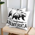 thumbnail image 6 of American Animal Mountains Forest Throw Pillow Covers Soft Square Cushion Pillowcase Set of 2 for Sofa Couch Home Decor 18 X 18 in, 6 of 6