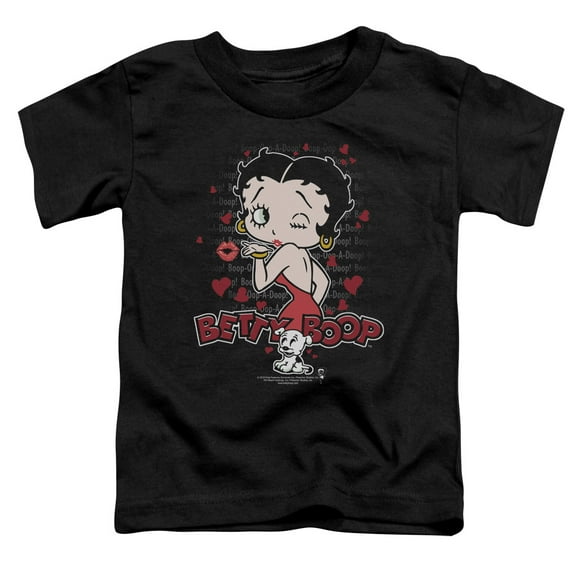Betty Boop - Classic Kiss - Toddler Short Sleeve Shirt - 3T