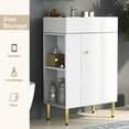 Ktaxon 34 inch bathroom vanity with sink bathroom floor cabinet with