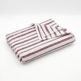 thumbnail image 3 of Mainstays Basic Striped Bath Towel, Soft 100% Cotton and Highly Absorbent Bath Towel, Red, 3 of 5