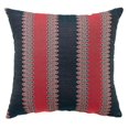 thumbnail image 1 of Petit Oreiller Contemporain en Tissu, Finition Rouge et Bleue, Lot de 2, 1 of 1