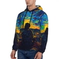 thumbnail image 3 of Cauagu Abstract Starry Sky for Men's Pullover Hooded Sweatshirt Athletic Casual Hoodie Aautumn Hoodie Sweatshirt for Men Pullover Casual Hooded Sweatshirt-Medium, 3 of 7
