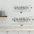 thumbnail image 3 of Family Always, Forever… Farmhouse Rustic Looking Home Decor Wood Sign Gift 8x24 Wood Sign B3-08240062002, 3 of 7