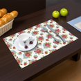 thumbnail image 2 of Placemat, Pioneer Flower Floral Print Pattern Place Mats Table Mat Set Of 2, PVC Washable Placemats for Party Kitchen Dining Decoration, 18x12 Inch, Fade Resistant, 2 of 6