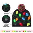 thumbnail image 3 of WeFlash 4 Pack LED Light up Christmas Beanie Hats Xmas Knitted Hat Unisex Winter Hat Flashing Cap for Adults Kids Christmas Gift New Year, 3 of 5