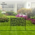thumbnail image 3 of Privacy Screen Decorative Panel Metal Fence for Outdoor Indoor Rectangular, 3 of 14