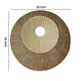 thumbnail image 5 of Benjara Round and Ribbed Double Layer Sandstone Wall Art, Large, Brown and Beige, 5 of 5