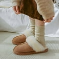 thumbnail image 5 of TELOLY Wool Socks for Women,Elastic Cuff Hold Womens Wool Socks,No-Slip Stability Womens Boot Socks,White, 5 of 5