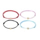 thumbnail image 4 of Pulseras Simples De Moda, Tobillera, Pulseras De Verano Ajustables Hechas A Mano, Tobillera De Corazón De Melocotón, Accesorio De Joyería Para Mujer 2 Piezas Serendint AP006381-01, 4 of 6