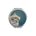 thumbnail image 1 of animal Chat Bleu Photographie Miroir compact Rond portable de Poche en Verre, 1 of 3