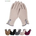 thumbnail image 1 of BadPiggies Womens Winter Warm Gloves With Sensitive Touch Screen Texting Fingers, Fleece Lined Windproof Gloves, 1 of 7