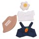 thumbnail image 5 of Camiseta Y Pantalones De Muñeca De Peluche, Moda, Haz Tus Propias Muñecas Para Muñeca De 6,69 Pulgadas, Pantalones De Zanahoria, 5 of 8