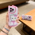 thumbnail image 2 of Funda GYHZKA de Dibujos Animados para iPhone 13 Pro 6.1'' con Espejo, 2 of 7