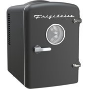 Restored Frigidaire 6 Can/4L Mini Personal Retro Fridge Cooler EFMIS229-BLACK