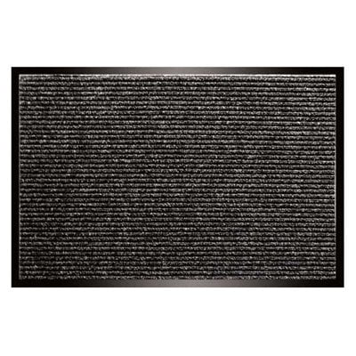 Rib Doormat - Pepper Black (Best Front Door Mat)