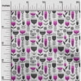 thumbnail image 2 of oneOone Cotton Silk Purple Fabric African Floral Sewing Material Print Fabric By The Yard 42 Inch Wide, 2 of 4