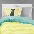 thumbnail image 2 of Carolines Treasures BB6032PILLOWCASE Easter Eggs Standard Schnauzer Black Fabric Standard Pillowcase Standard multicolor, 2 of 2