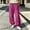 Hot Pink, variant on Women Elastic High Waist Curved Harem Jogger Pants Loose Baggy Ankle Cuffed Woven Casual Streetwear Vacation Walking Trousers With Side Pockets Black M