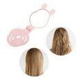 thumbnail image 6 of Unique Bargains 1 Pc Rabbit Shape Foldable Mirror Comb Pink ABS Nylon, 6 of 6