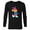 Black, variant on Disney Minnie Mouse Pride Inclusive Pose Rainbow Icon Fill - Long Sleeve T-Shirt for Men - Customized-Athletic Heather