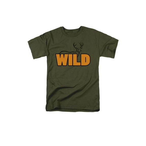 Buck Wild Funny Joke Adult T-Shirt